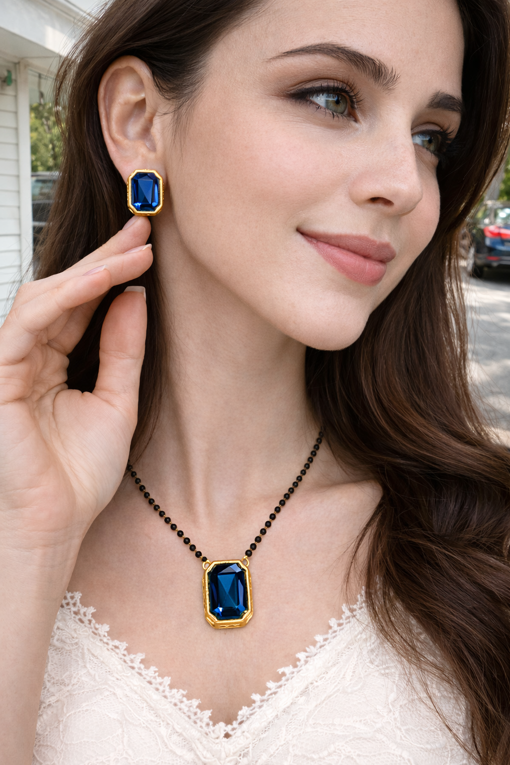 Royal Stone Mangal Sutra Set