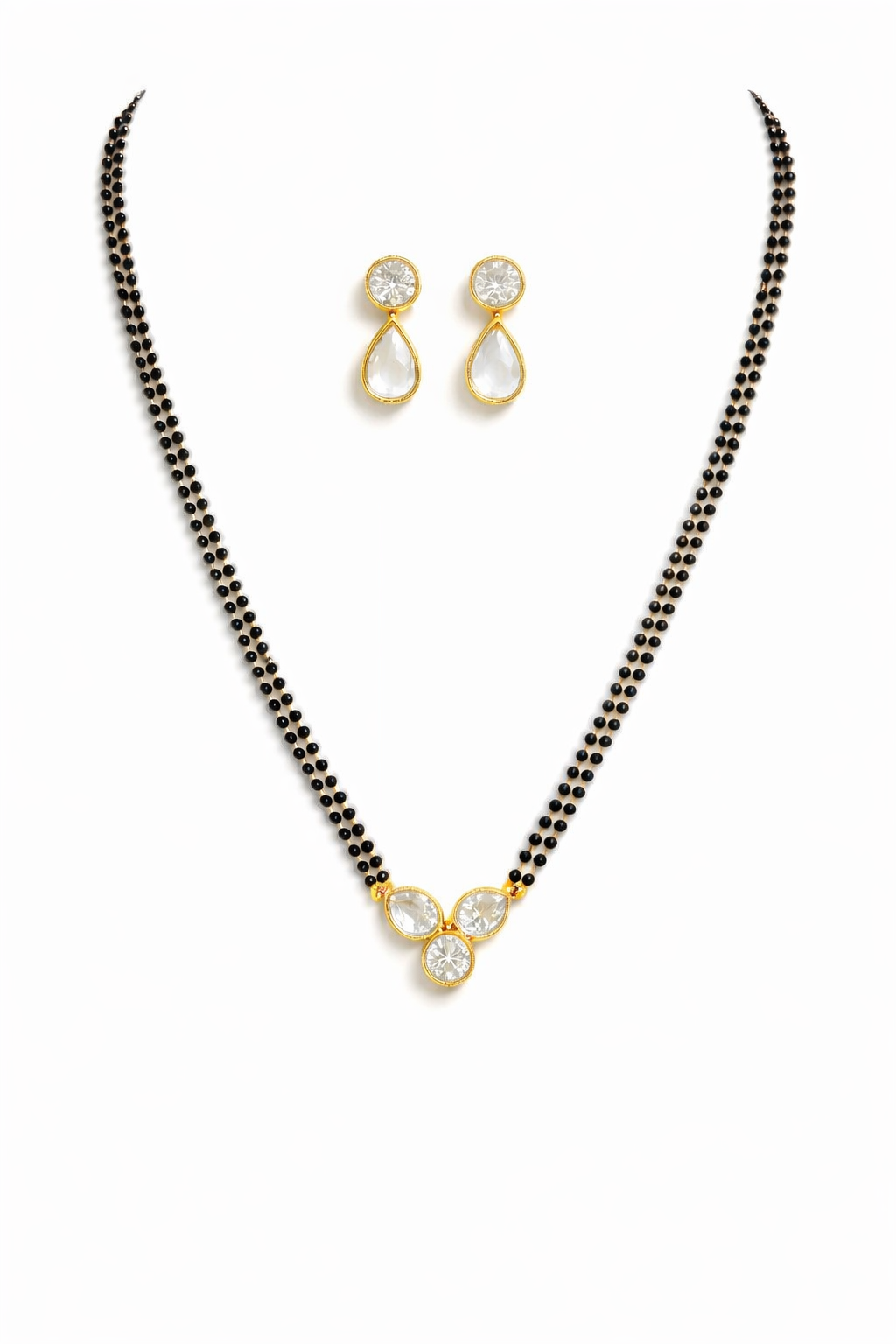 Triveni Crystal Mangal Sutra Set