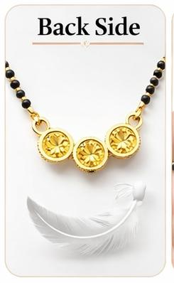 Tri Shine Crystal Mangal sutra