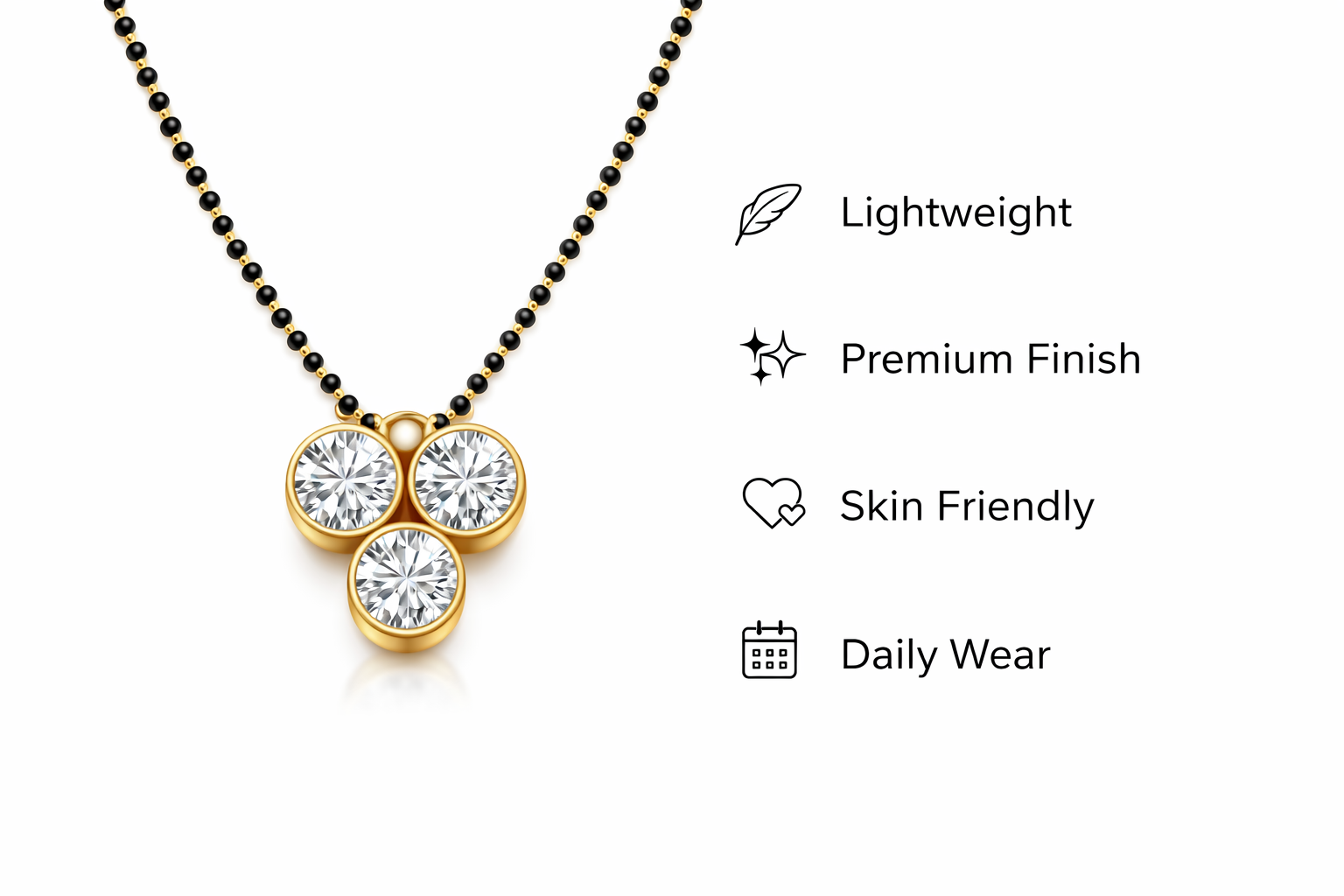 Trinity Glow Mangal sutra