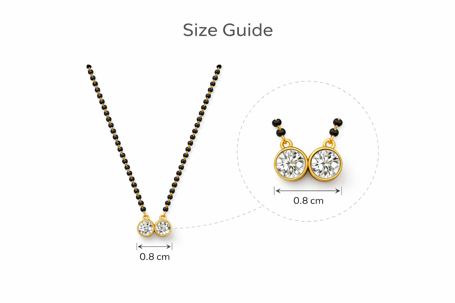 Twin Glow Classic Mangal sutra