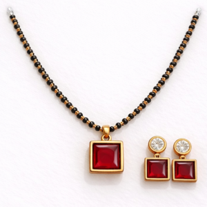 Royal Red Square Charm Set