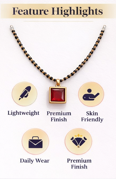 Royal Red Square Charm Set